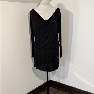 Costa Blanca | Black Draped Dress | XL